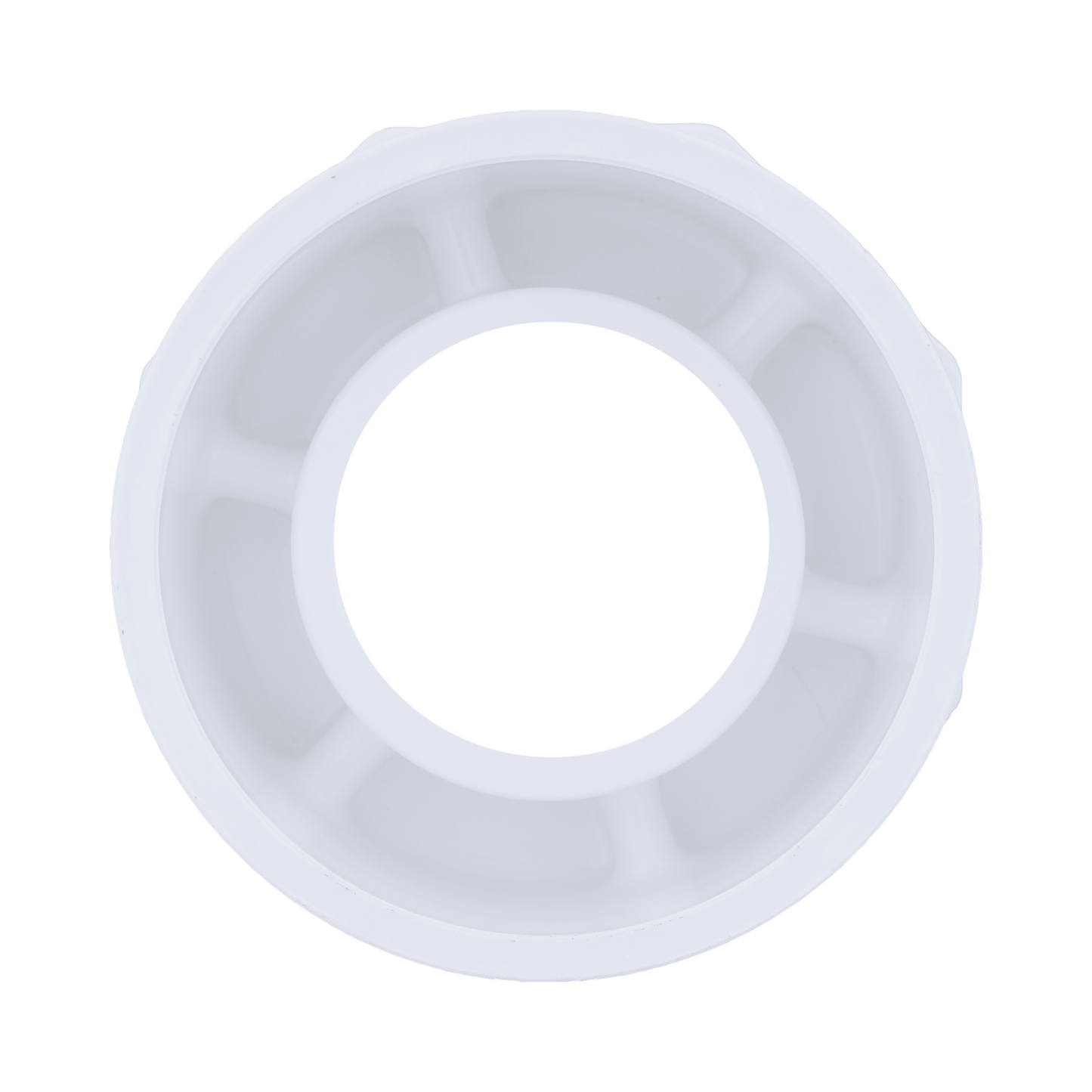 Jones Stephens 437420 4" x 2" Sch. 40 PVC Reducing Bushing, SPG x S