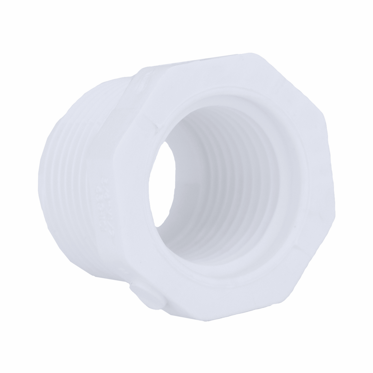 Jones Stephens 439101 3/4" x 1/2" Sch. 40 PVC Reducing Bushing, MPT x FPT