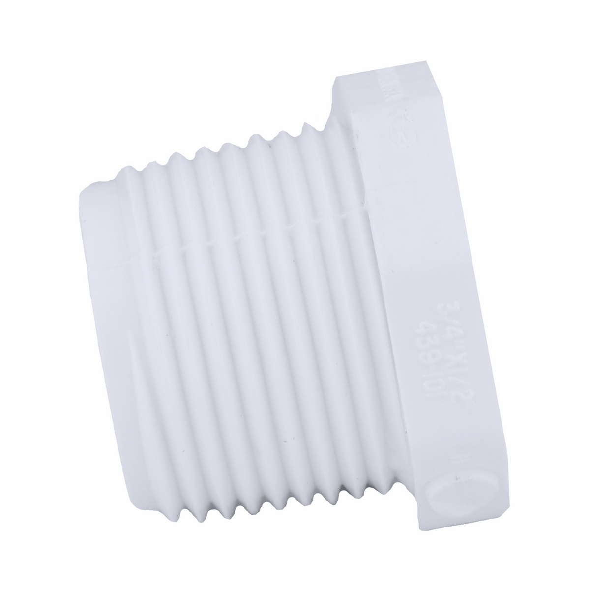Jones Stephens 439101 3/4" x 1/2" Sch. 40 PVC Reducing Bushing, MPT x FPT