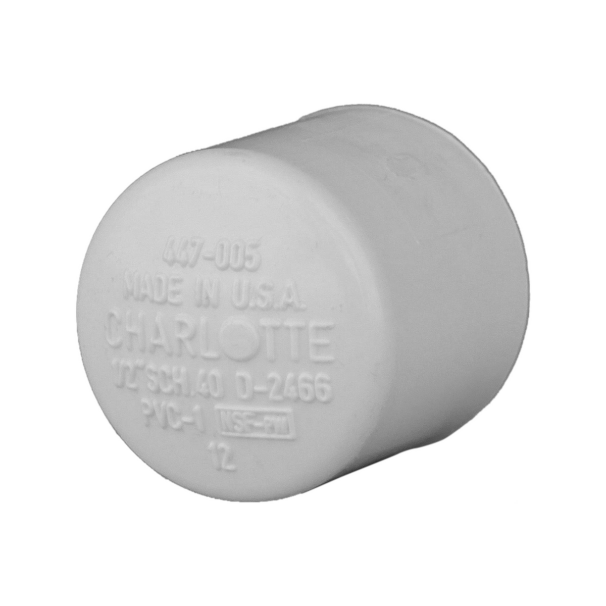 Jones Stephens 447005 1/2" Sch. 40 PVC Cap