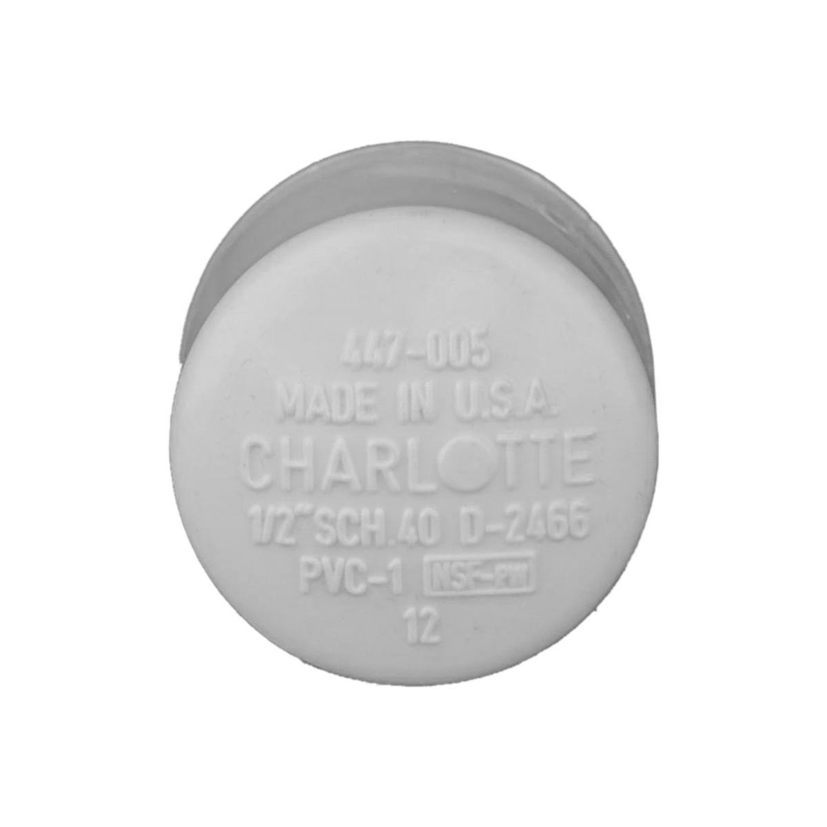 Jones Stephens 447005 1/2" Sch. 40 PVC Cap