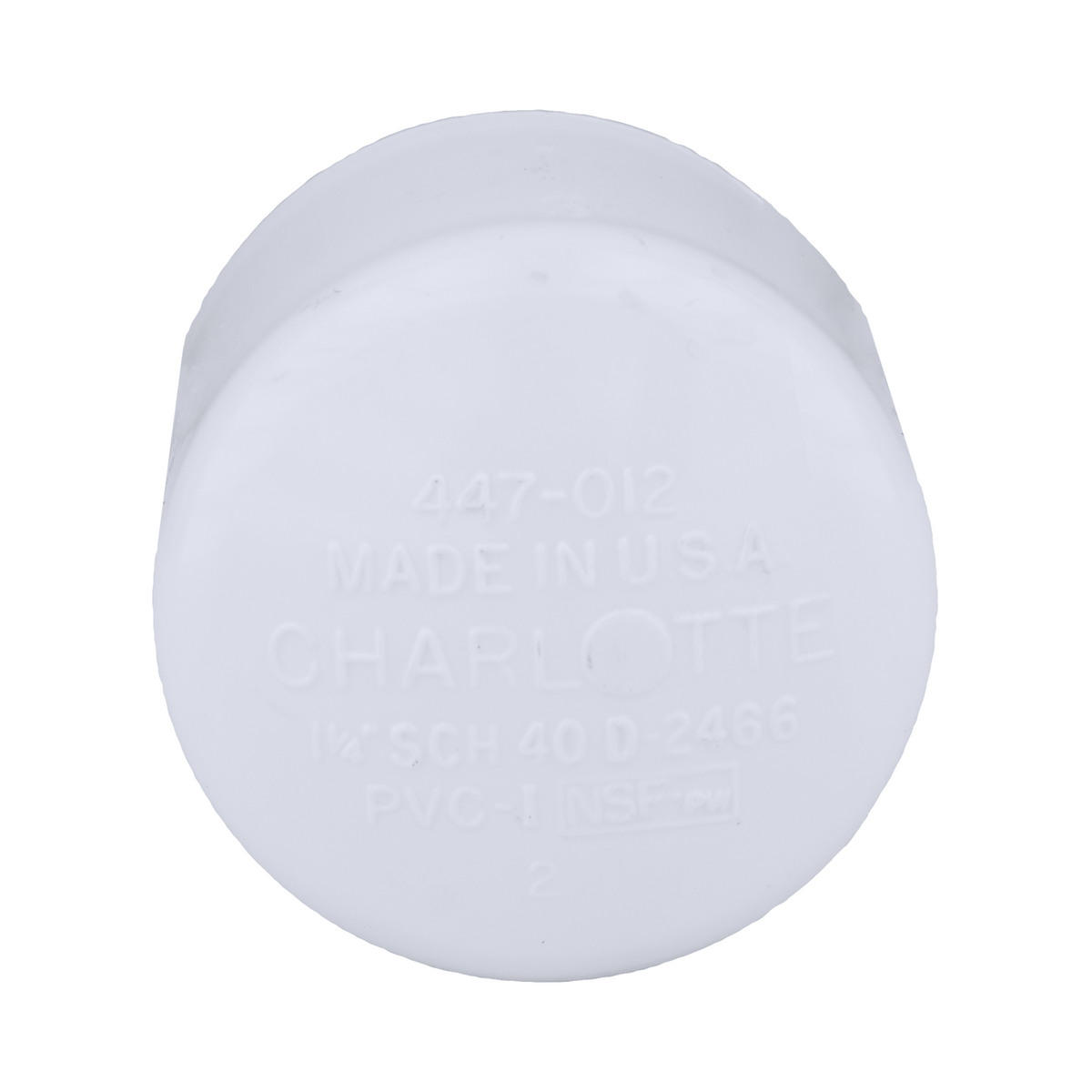 Jones Stephens 447012 1-1/4" Sch. 40 PVC Cap