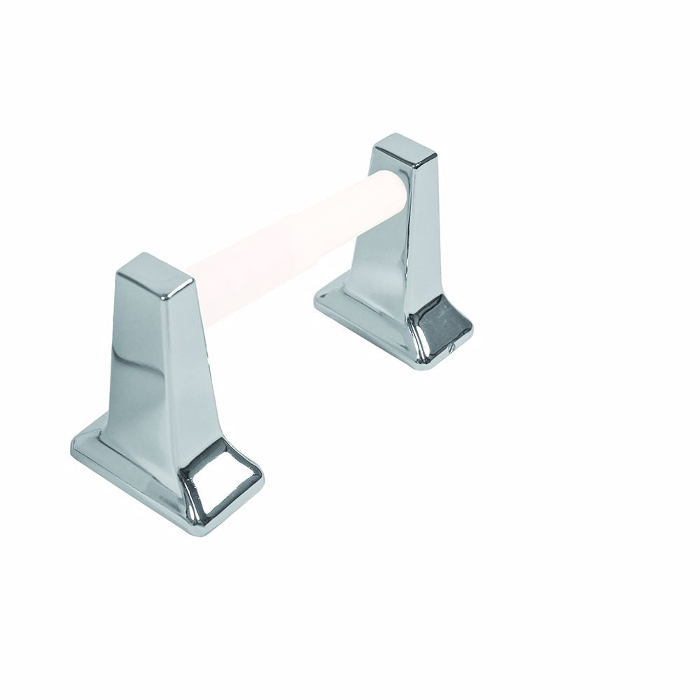 Jones Stephens 97188 Chrome Plated Concealed Mount Tower Post Toilet Paper Holder