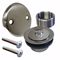Jones Stephens B5155BNB Brushed Nickel Two-Hole Lift and Turn Tub Drain Trim Kit