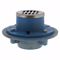 Jones Stephens D64012 2" IPS Code Blue EZ Test Shower Drain with 7" Base and 3-1/2" Stainless Steel Round Strainer
