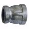 Jones Stephens G1650162 1" x 1/4" Galvanized Iron Reducing Coupling, Banded
