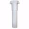 Jones Stephens P37022 1-1/2" x 12" White Plastic Slip Joint Extension Tube