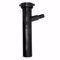 Jones Stephens P39012 1-1/2" x 8" x 1/2" Black Plastic Slip Joint Dishwasher Tailpiece