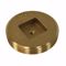 Jones Stephens P54500 5" Brass Plug For Extension Cover 5-1/2" OD