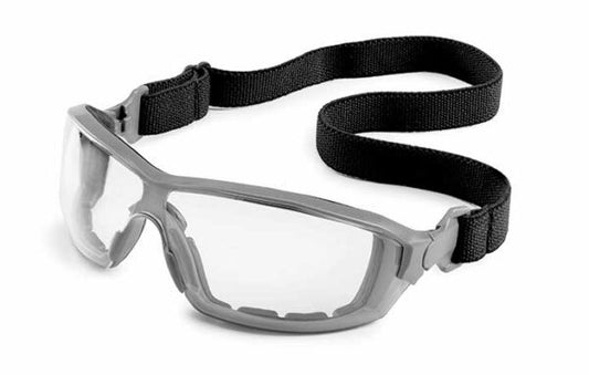 Gateway Safety 22ST79 Silverton Safety Glasses - Hybrid Foam-Lined Eye Protection with OptiFit™ Seal & Dual Strap/Temple System