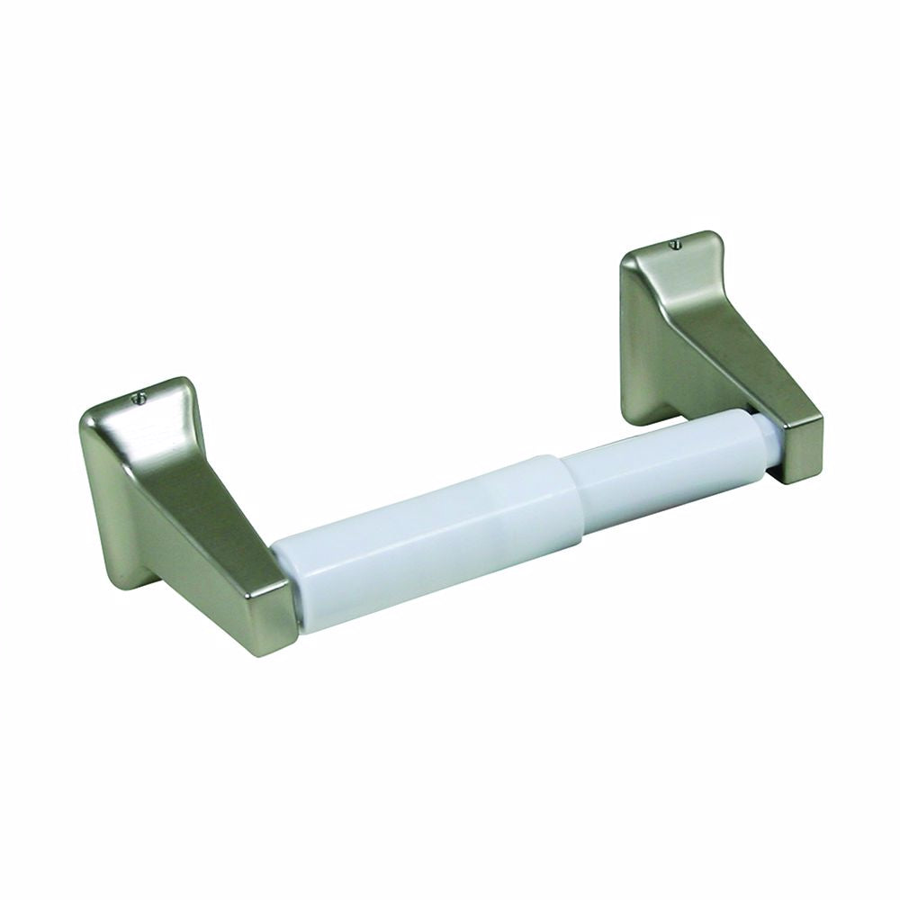 Jones Stephens 97189 Satin Nickel Concealed Mount Tower Post Toilet Paper Holder