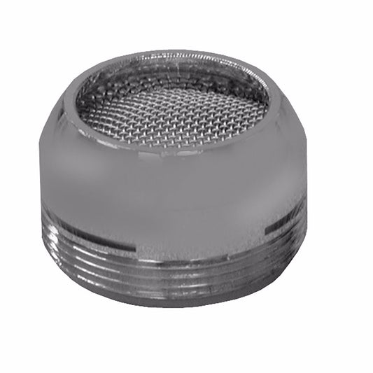 Jones Stephens A01001 Chrome Plated 15/16"-27 Male Thread Slotted Full Flow Aerator
