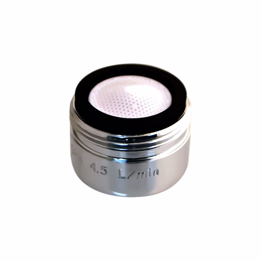 Jones Stephens A01073 Chrome Plated 13/16" - 27T Large Male Thread Non-Slotted 1.5 GPM Aerator