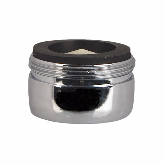 Jones Stephens A01077 Chrome Plated 15/16" - 27T Large Male Thread Non-Slotted 1.0 GPM Aerator