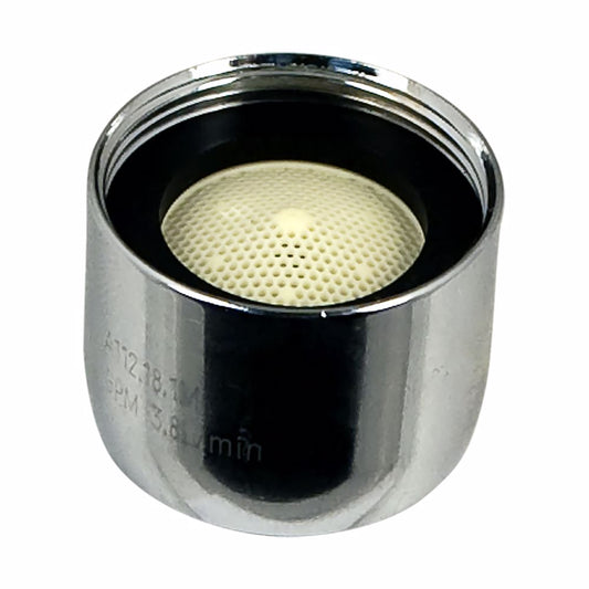 Jones Stephens A01078 Chrome Plated 55/64" - 27T Large Female Thread Non-Slotted 1.0 GPM Aerator