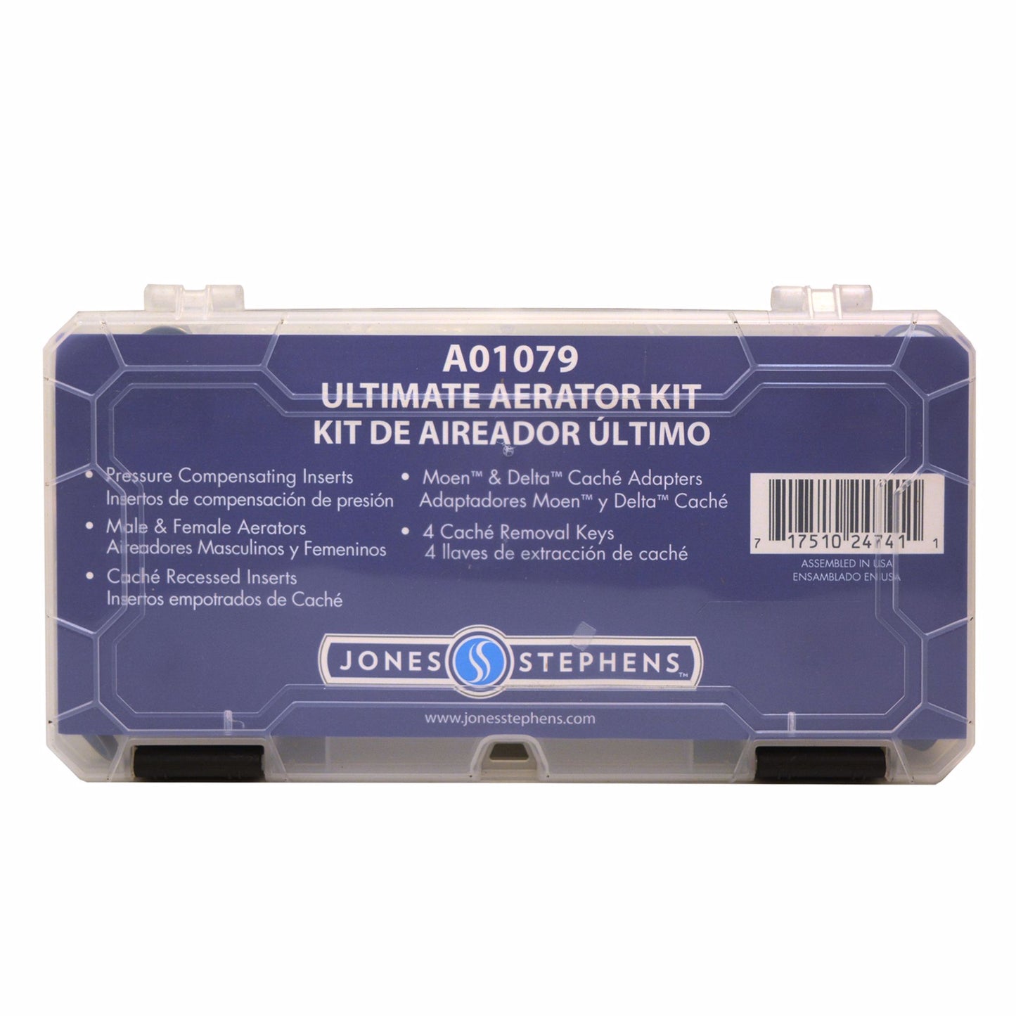 Jones Stephens A01079 Ultimate Aerator Repair Kit, Standard and Cache Style with Keys