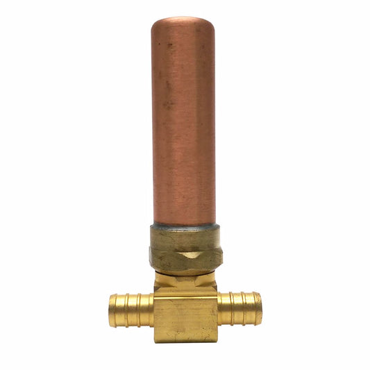 Jones Stephens A97007 1/2" PEX TEE AA Water Hammer Arrester, Lead Free