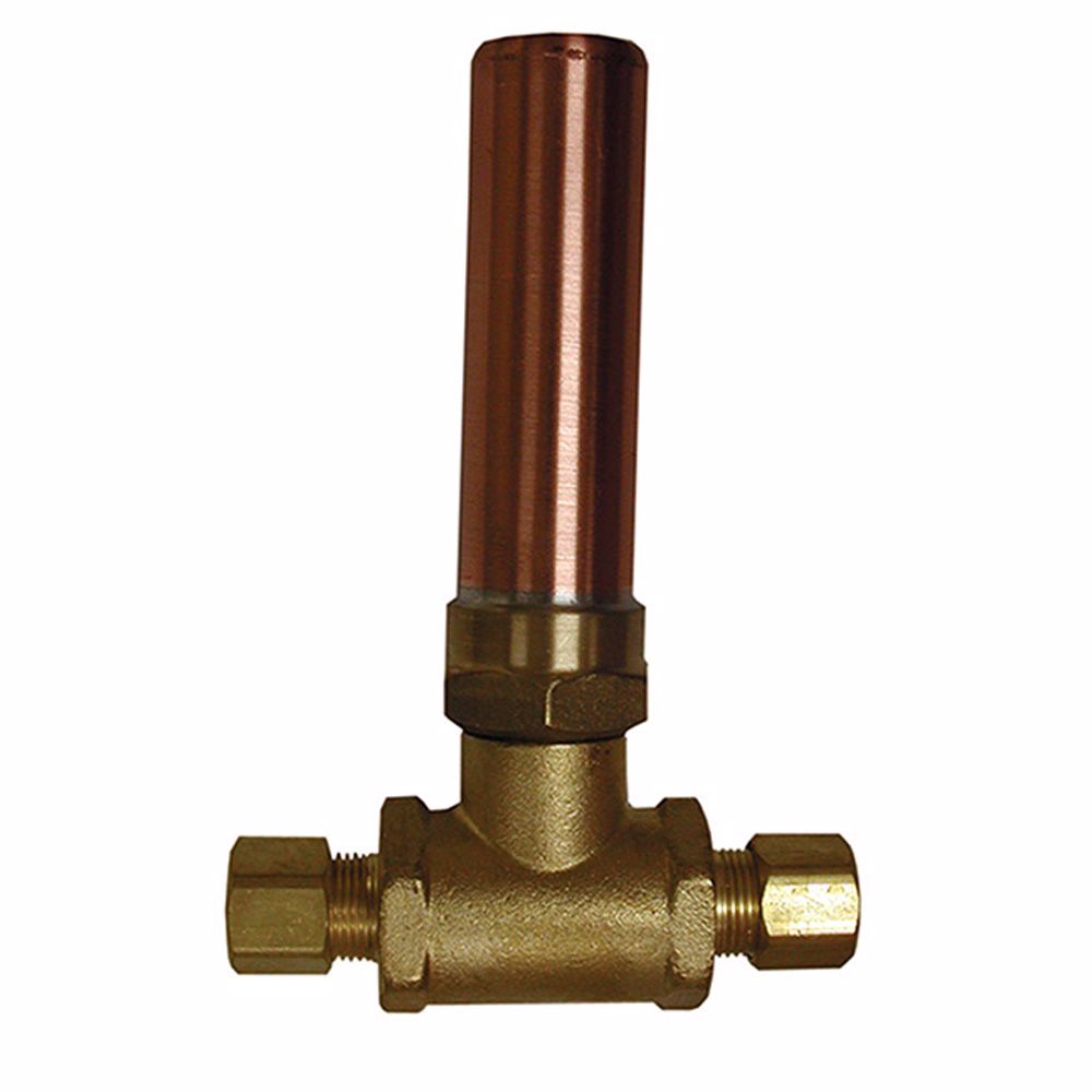 Jones Stephens A97009 3/8" OD TEE AA Water Hammer Arrester, Lead Free