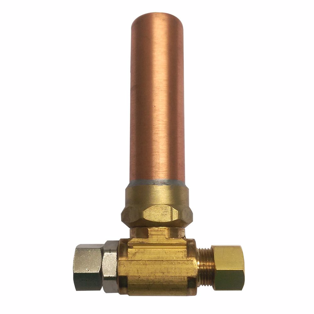 Jones Stephens A97013 3/8" M x F Compression TEE AA Water Hammer Arrester, Lead Free