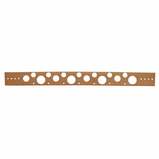 Jones Stephens B00005 1/2" - 1" x 20" Flat Copper Plated Bracket, Box of 50
