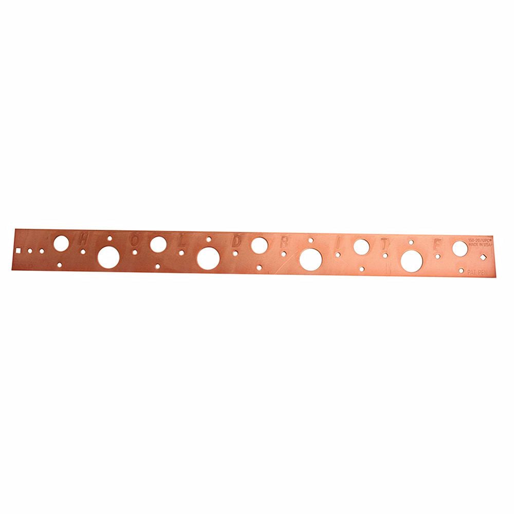 Jones Stephens B00025 1/2" - 3/4"x 20" Flat Copper Plated Bracket, Box of 50