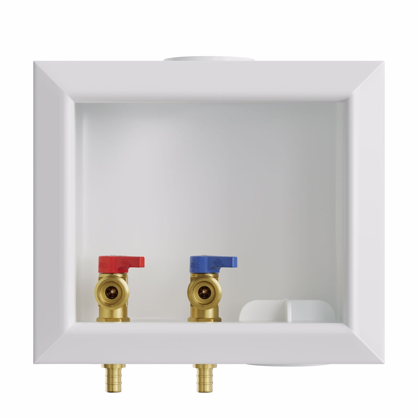 Jones Stephens B05742 Washing Machine Box, Right Outlet, 1/2" PEX F1807 Connection