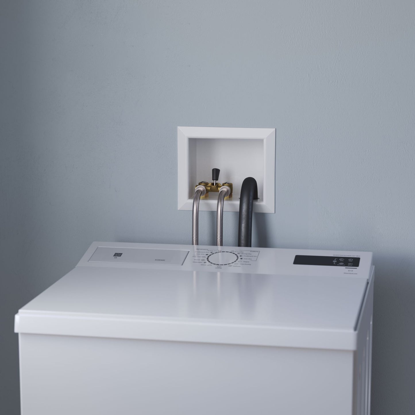 Jones Stephens B05751 Washing Machine Box, Right Outlet with Single Lever Valve, 1/2" MIP/SWT Connection
