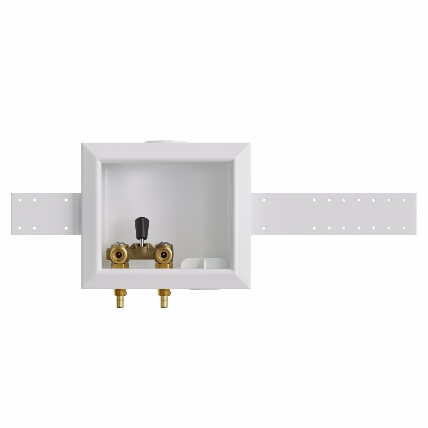 Jones Stephens B05753 Washing Machine Box, Right Outlet with Single Lever Valve, 1/2" PEX F1807 Connection