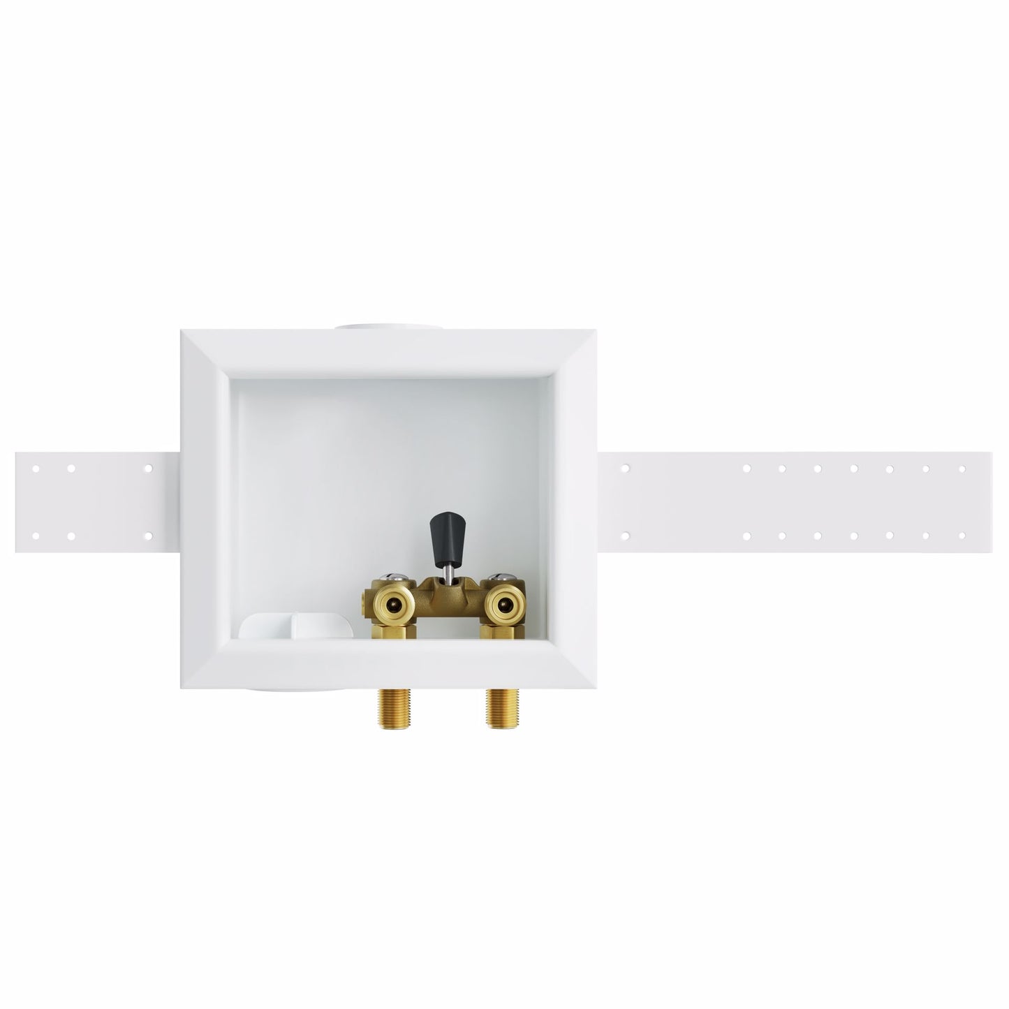 Jones Stephens B05851 Washing Machine Box, Left Outlet with Single Lever Valve, 1/2" MIP/SWT Connection