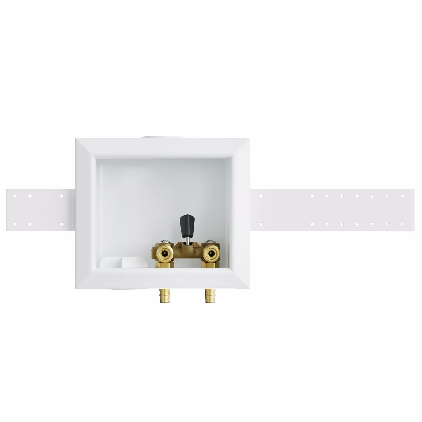 Jones Stephens B05852 Washing Machine Box, Left Outlet with Single Lever Valve, 1/2" CPVC Connection