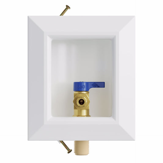 Jones Stephens B05911LF Icemaker Box, Quarter Turn Valve with CPVC Connection, Lead Free