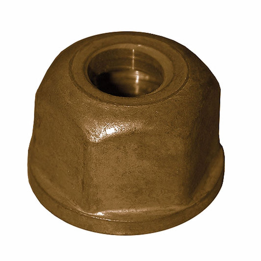 Jones Stephens B10103 1/2" - 12 x 9/16" Regular Zamak Basin Nut, 25 pcs.