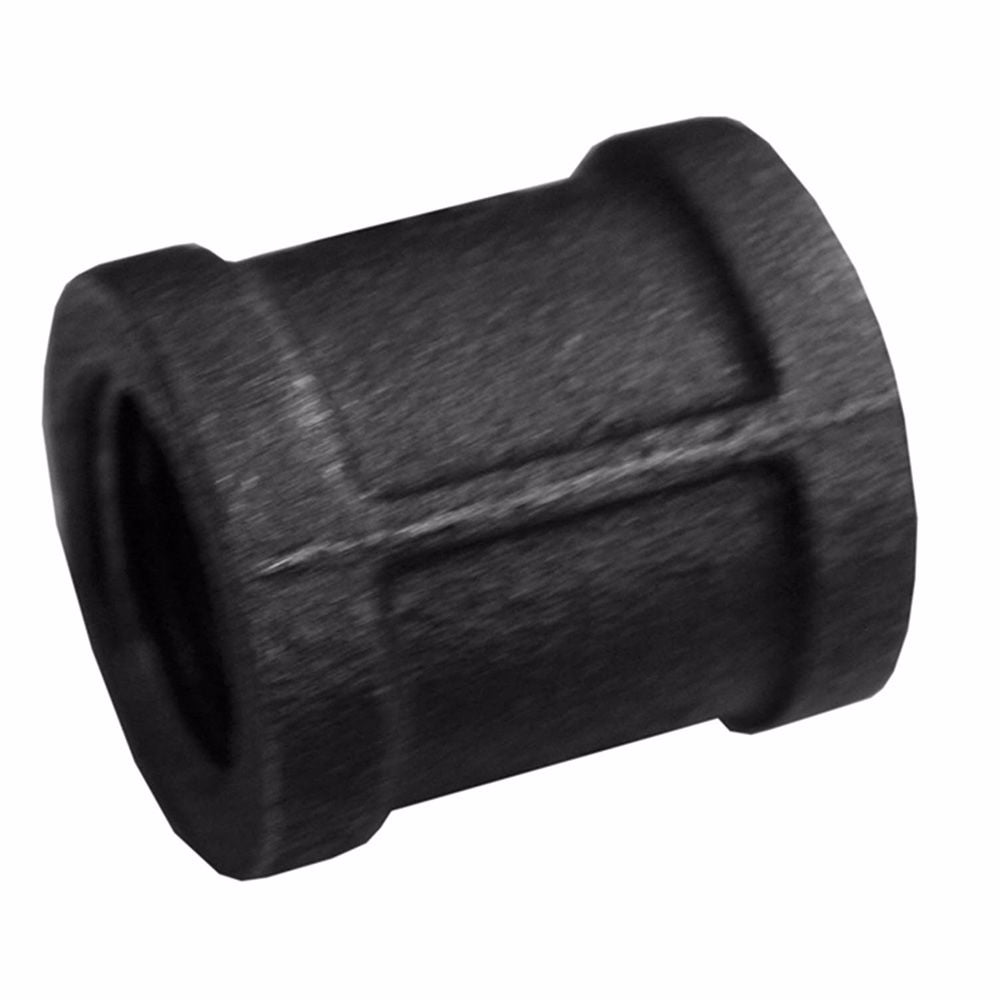Jones Stephens B1650150 1" Black Iron Coupling, Banded