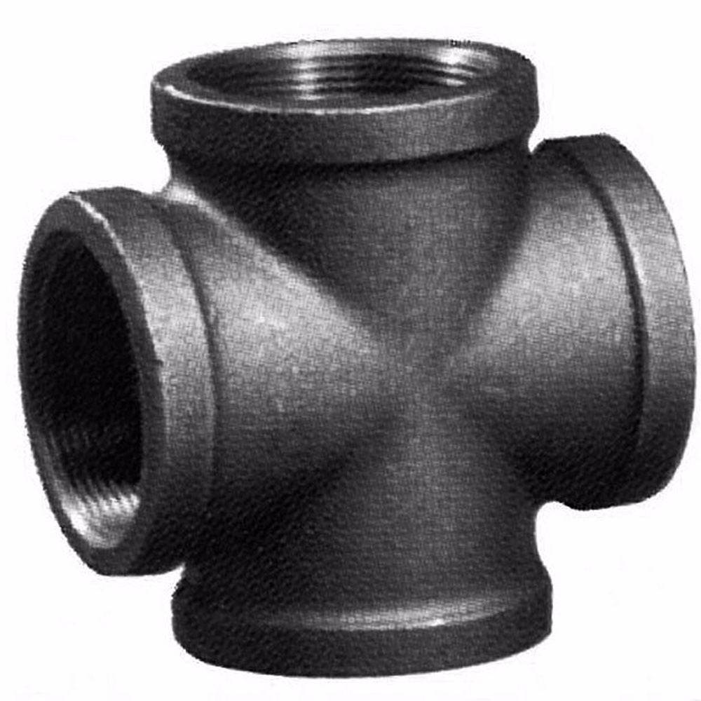 Jones Stephens B1950215 1-1/4" Black Iron Cross, Banded