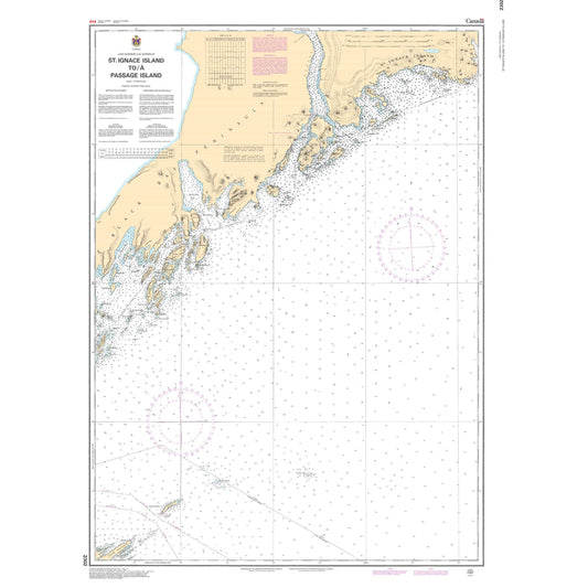 Paradise Clay CAN2302 CHS Chart St. Ignace Island to/ Passage Island