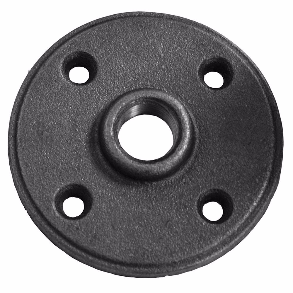 Jones Stephens B3550050 1/2" Black Iron Floor Flange
