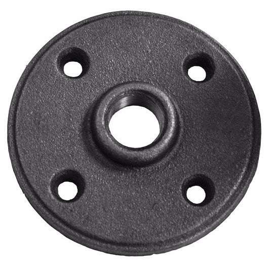 Jones Stephens B3550295 1-1/2" Black Iron Floor Flange
