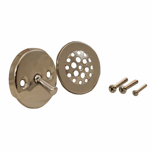 Jones Stephens B51014 Chrome Plated Two-Hole Trip Lever Tub Drain Trim