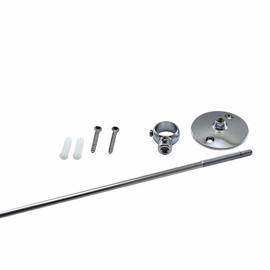 Jones Stephens B60002 Ceiling Bracket and Rod Holder with Standard Size 36" Rod for Add-A-Shower Unit