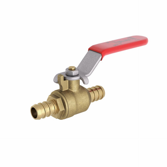 Jones Stephens B63050LF 1/2" F1807 Brass PEX Ball Valve, Bag of 10