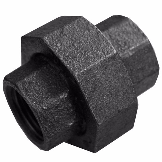 Jones Stephens B6570002 1/4" Black Iron Union