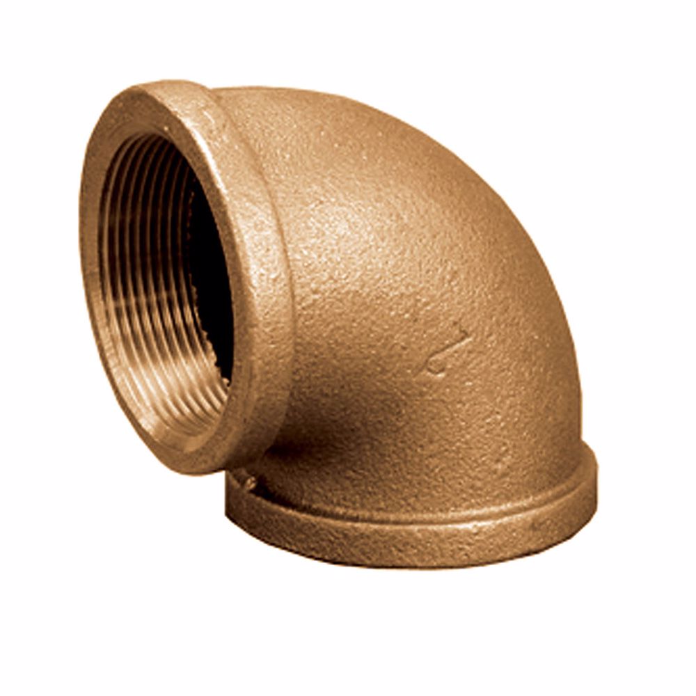 Jones Stephens B74008LF 1-1/2" Bronze 90° Elbow