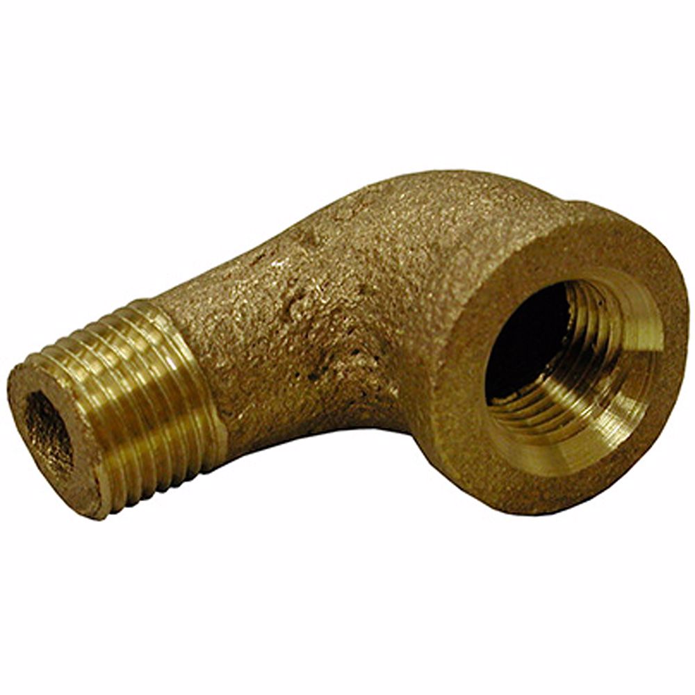 Jones Stephens B74026LF 1" Bronze 90° Street Elbow