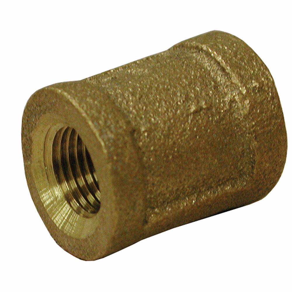 Jones Stephens B74127LF 1-1/4" Bronze Coupling