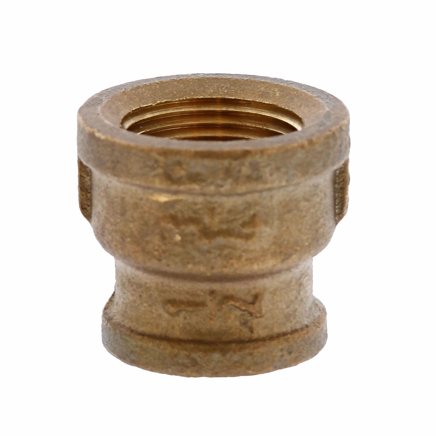 Jones Stephens B74148LF 3/4" x 1/2" Bronze Reducing Coupling
