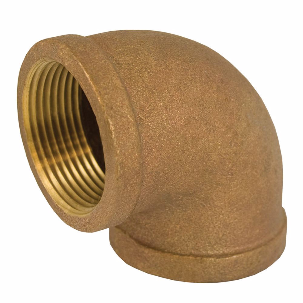 Jones Stephens B74343LF 3/4" x 1/2" Bronze 90° Elbow