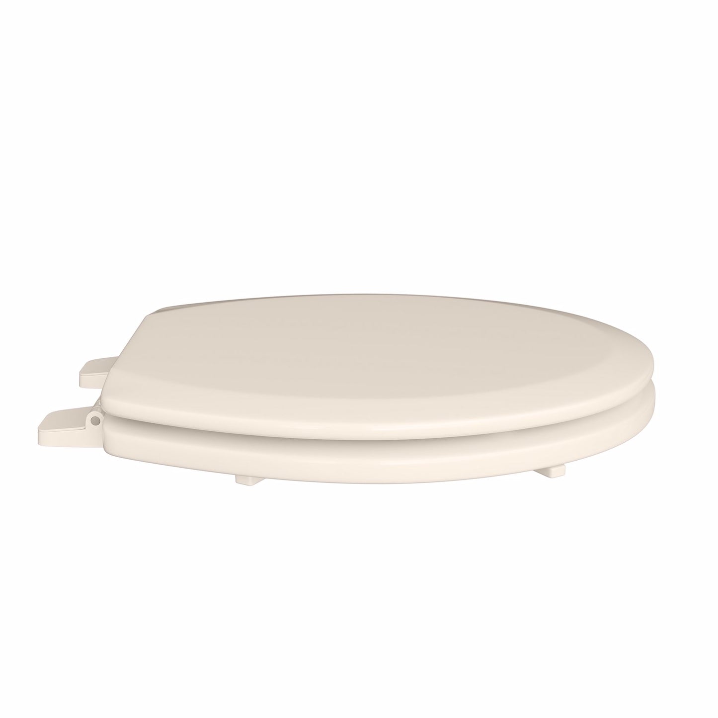 Jones Stephens C013WD01 Bone Deluxe Molded Wood Toilet Seat, Closed Front with Cover, Round