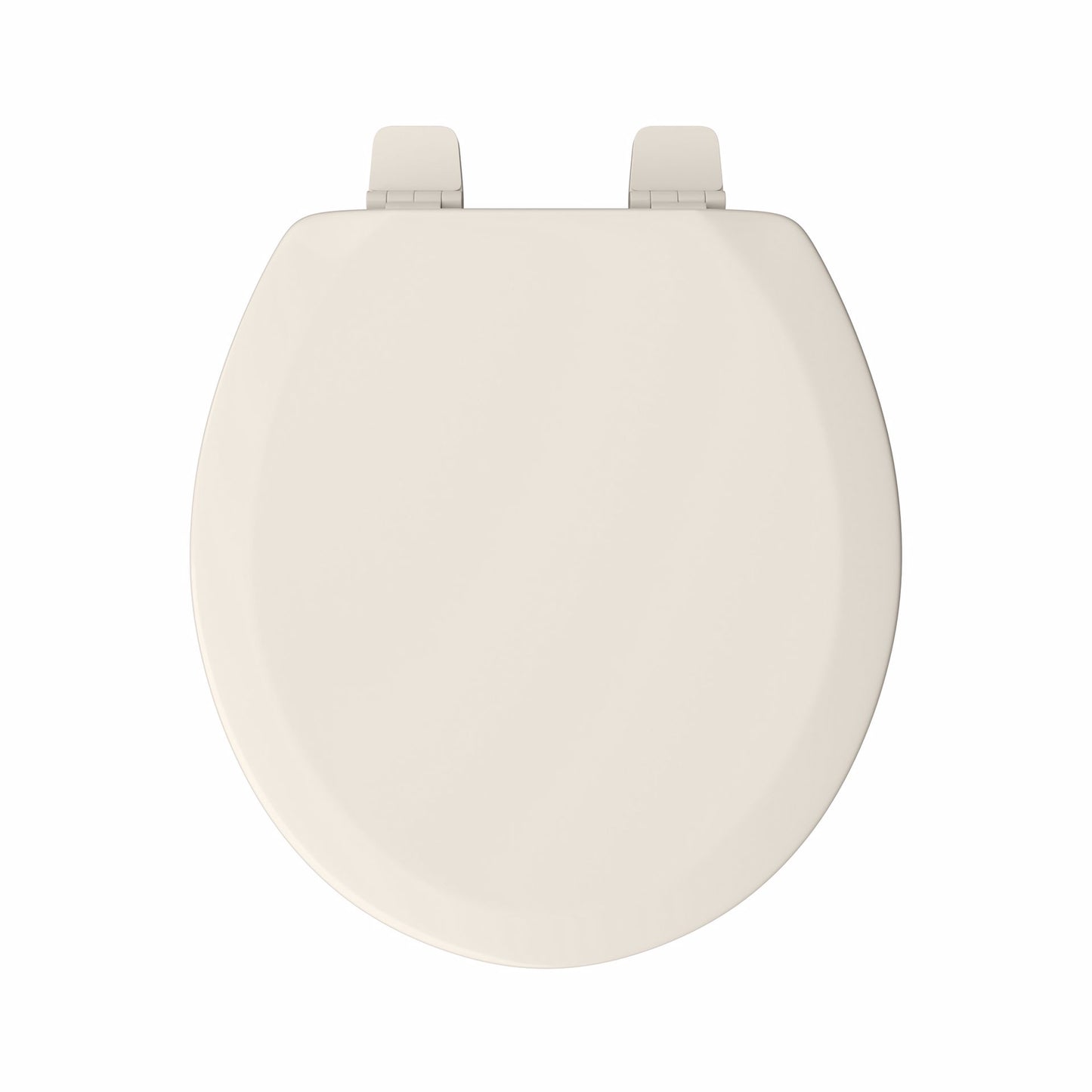 Jones Stephens C013WD02 Biscuit Deluxe Molded Wood Toilet Seat, Closed Front with Cover, Round