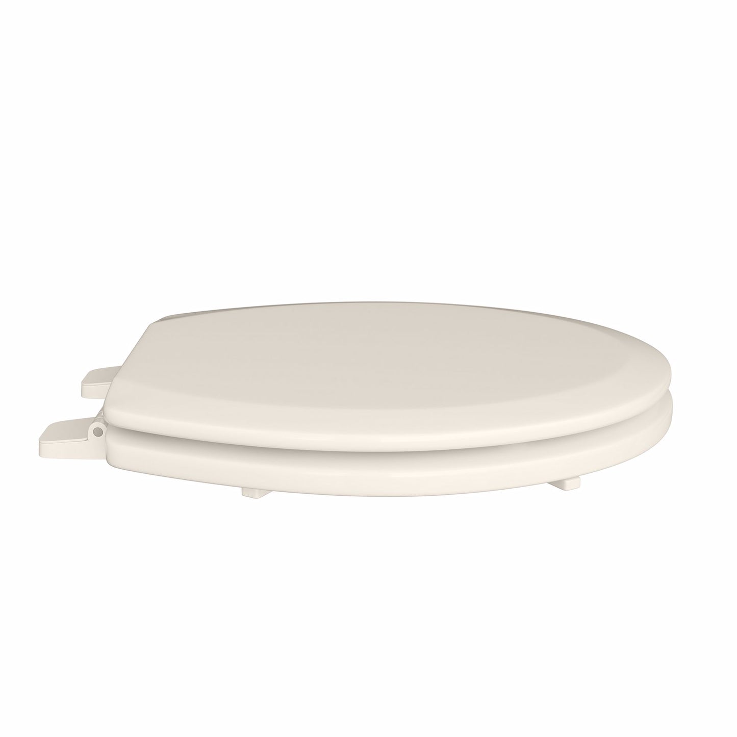 Jones Stephens C013WD02 Biscuit Deluxe Molded Wood Toilet Seat, Closed Front with Cover, Round