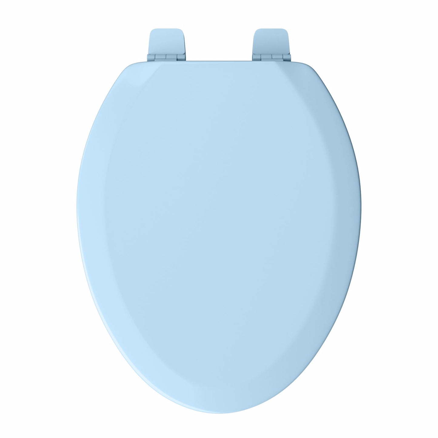 Jones Stephens C014WD45 Regency Blue Deluxe Molded Wood Toilet Seat, Closed Front with Cover, Elongated